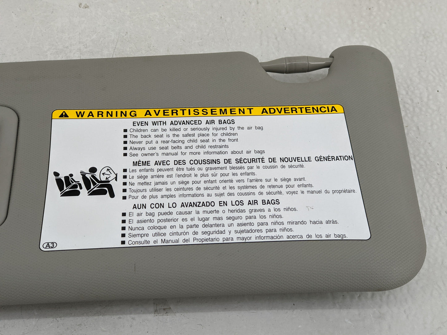 2013-2018 Toyota Rav4 Sun Visor Shade Replacement Driver Left Mirror Fits Fits 2013 2014 2015 2016 2017 2018 OEM Used Auto P