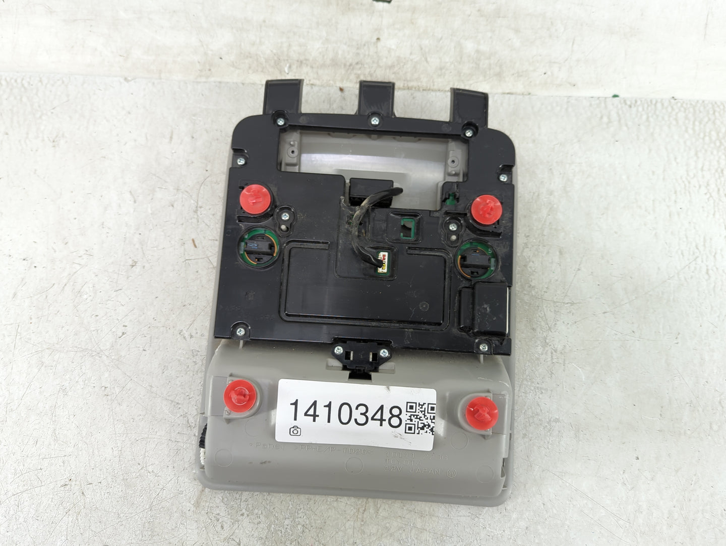 2017 Toyota Rav4 Overhead Roof Console - Oemusedautoparts1.com