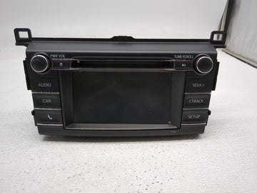 2016-2018 Toyota Rav4 Radio AM FM Cd Player Receiver Replacement P/N:86140-42110 Fits Fits 2016 2017 2018 OEM Used Auto Part