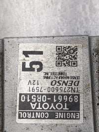2016-2018 Toyota Rav4 PCM Engine Control Computer ECU ECM PCU OEM P/N:89661-0R510 1N275600-7591 Fits Fits 2016 2017 2018 OEM
