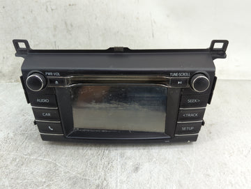 2016-2018 Toyota Rav4 Radio AM FM Cd Player Receiver Replacement P/N:86140-0R170 138000-9850C101 Fits Fits 2016 2017 2018 OE