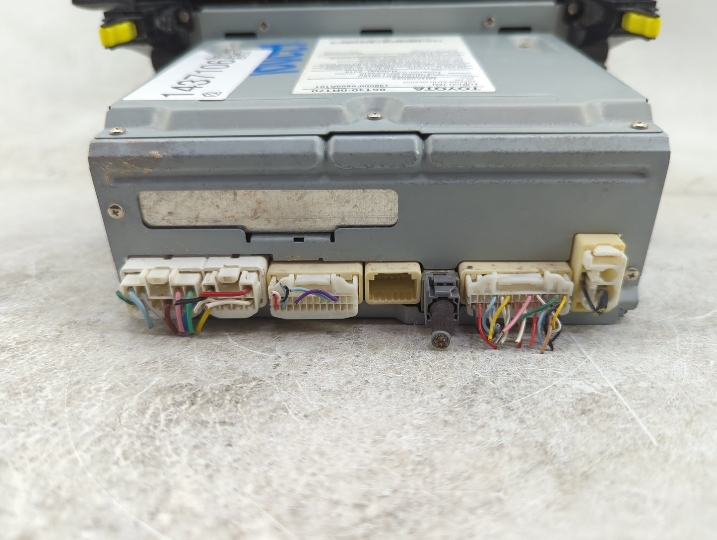 2016-2018 Toyota Rav4 Radio AM FM Cd Player Receiver Replacement P/N:86140-0R170 138000-9850C101 Fits Fits 2016 2017 2018 OE