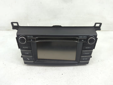2016-2018 Toyota Rav4 Radio AM FM Cd Player Receiver Replacement P/N:86140-0R170 Fits Fits 2016 2017 2018 OEM Used Auto Part