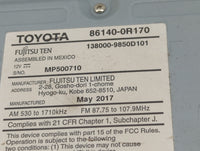 2016-2018 Toyota Rav4 Radio AM FM Cd Player Receiver Replacement P/N:86140-0R170 Fits Fits 2016 2017 2018 OEM Used Auto Part