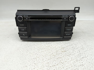 2016-2018 Toyota Rav4 Radio AM FM Cd Player Receiver Replacement P/N:86140-42110 Fits Fits 2016 2017 2018 OEM Used Auto Part