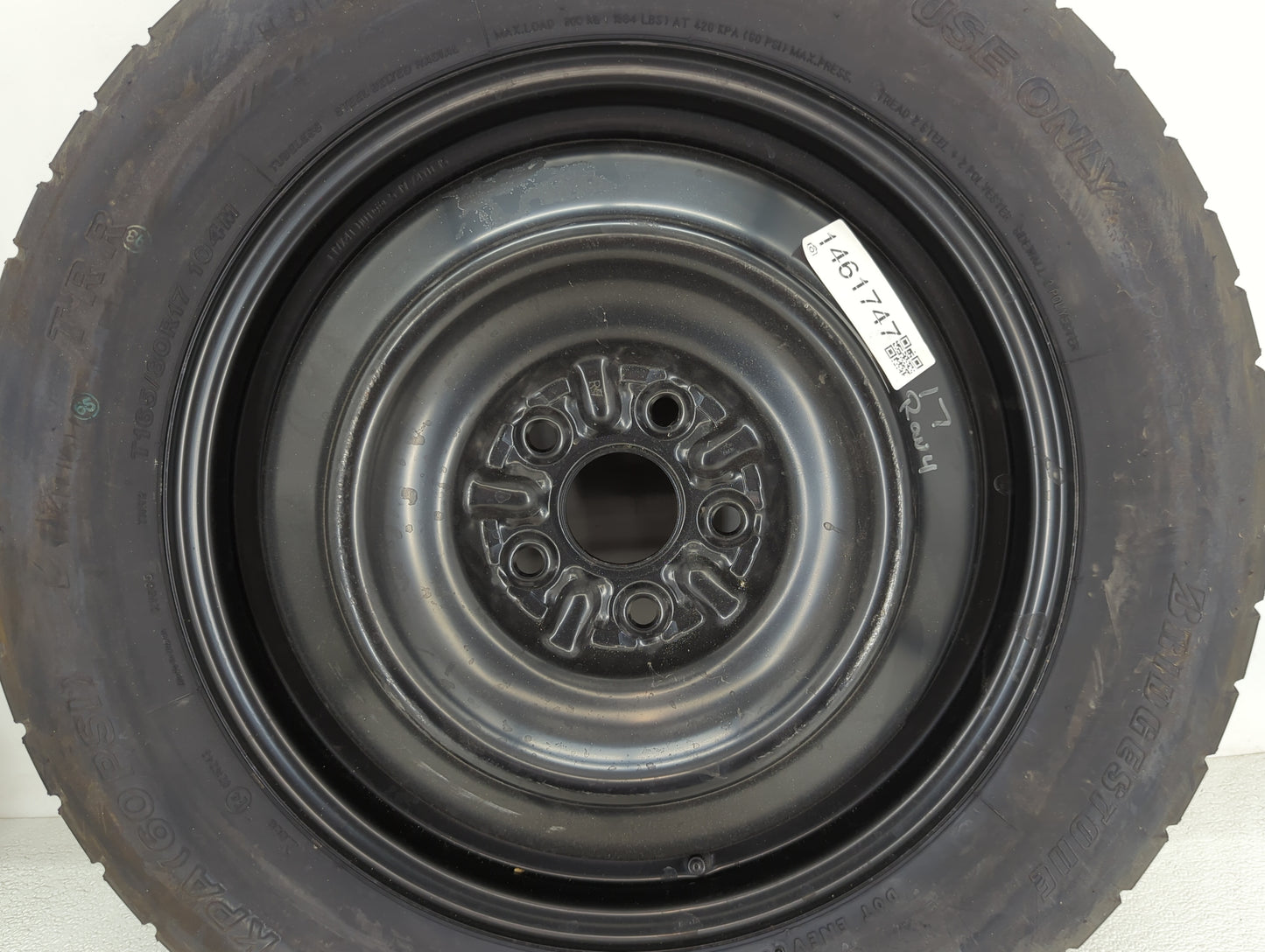 2013-2018 Toyota Rav4 Spare Donut Tire Wheel Rim Oem 1461747 - Oemusedautoparts1.com