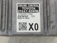 2016-2018 Toyota Rav4 PCM Engine Control Computer ECU ECM PCU OEM P/N:89661-42W00 275600-7481 Fits Fits 2016 2017 2018 OEM U