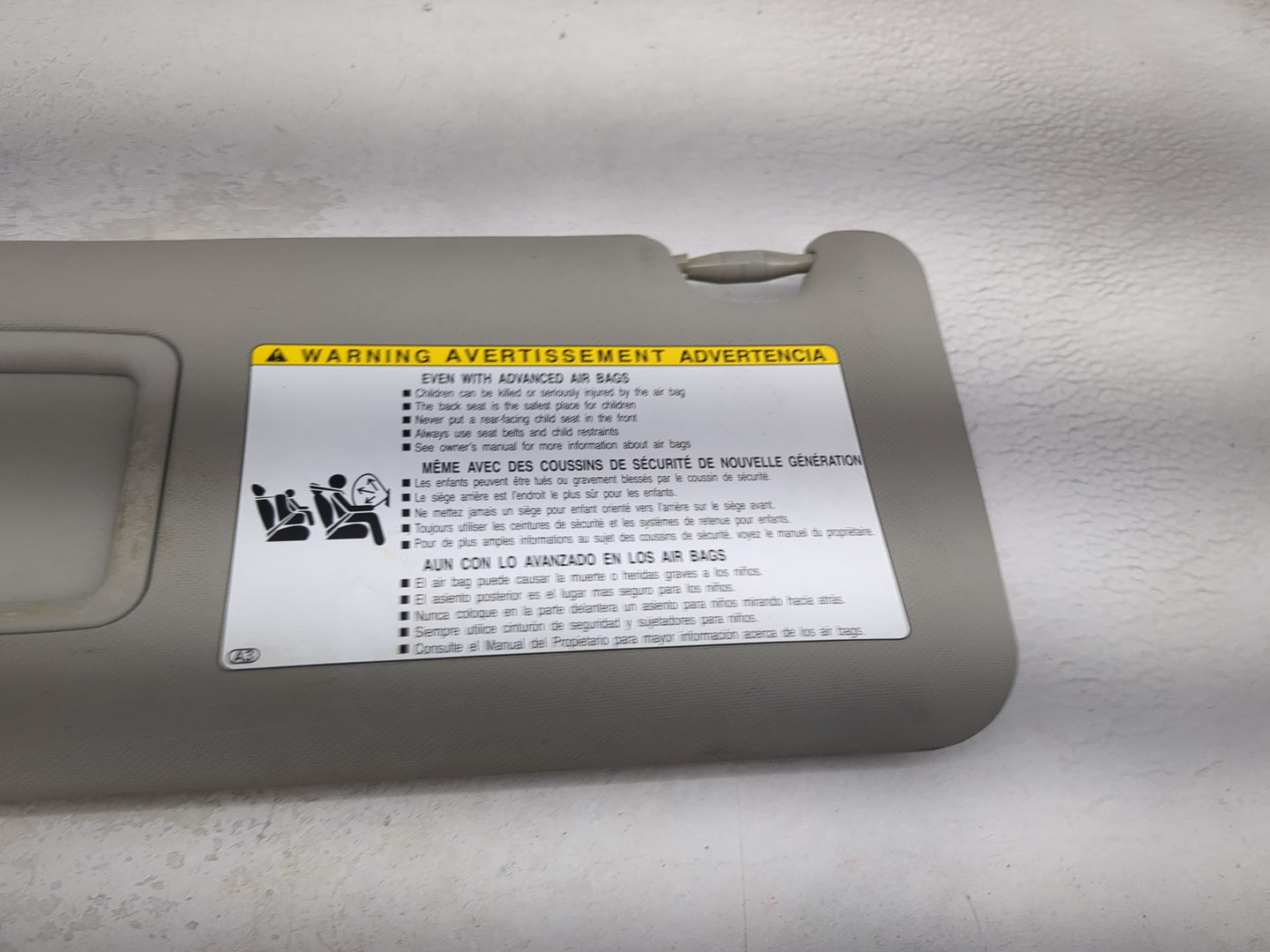 2013-2018 Toyota Rav4 Sun Visor Shade Replacement Driver Left Mirror Fits Fits 2013 2014 2015 2016 2017 2018 OEM Used Auto P