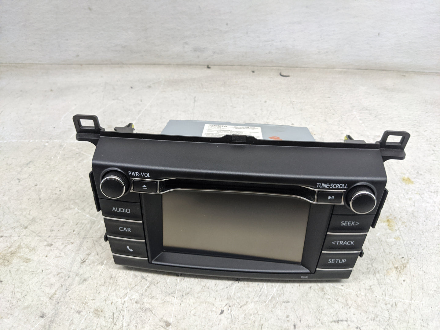 2016-2018 Toyota Rav4 Radio AM FM Cd Player Receiver Replacement P/N:86140-0R170 138000-9850C101, FT0049A Fits Fits 2016 201