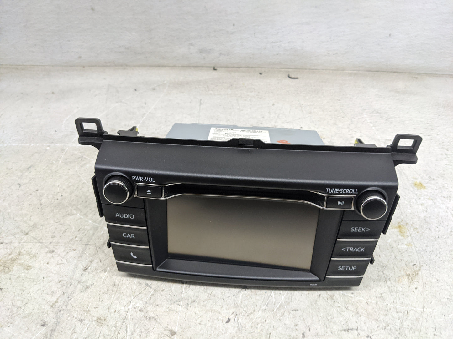 2016-2018 Toyota Rav4 Radio AM FM Cd Player Receiver Replacement P/N:86140-0R170 138000-9850C101, FT0049A Fits Fits 2016 201