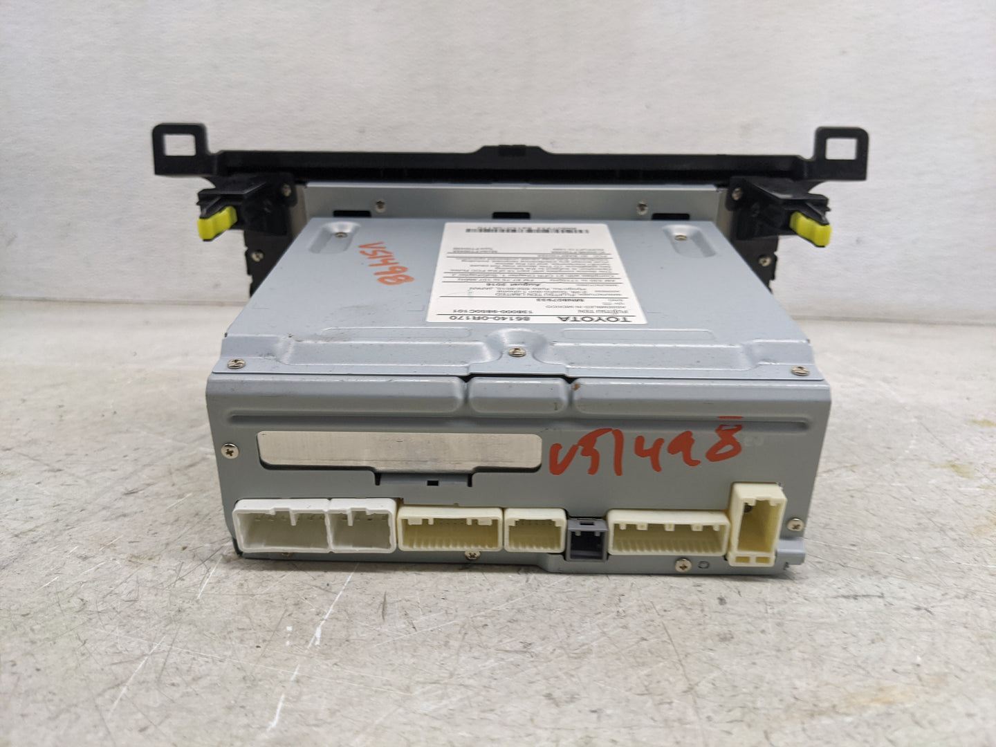 2016-2018 Toyota Rav4 Radio AM FM Cd Player Receiver Replacement P/N:86140-0R170 138000-9850C101, FT0049A Fits Fits 2016 201