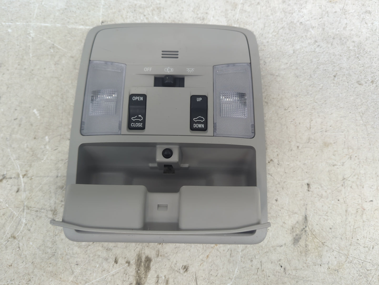 2016-2018 Toyota Rav4 Overhead Console W/rear Climate Control Gray 1482727 - Oemusedautoparts1.com