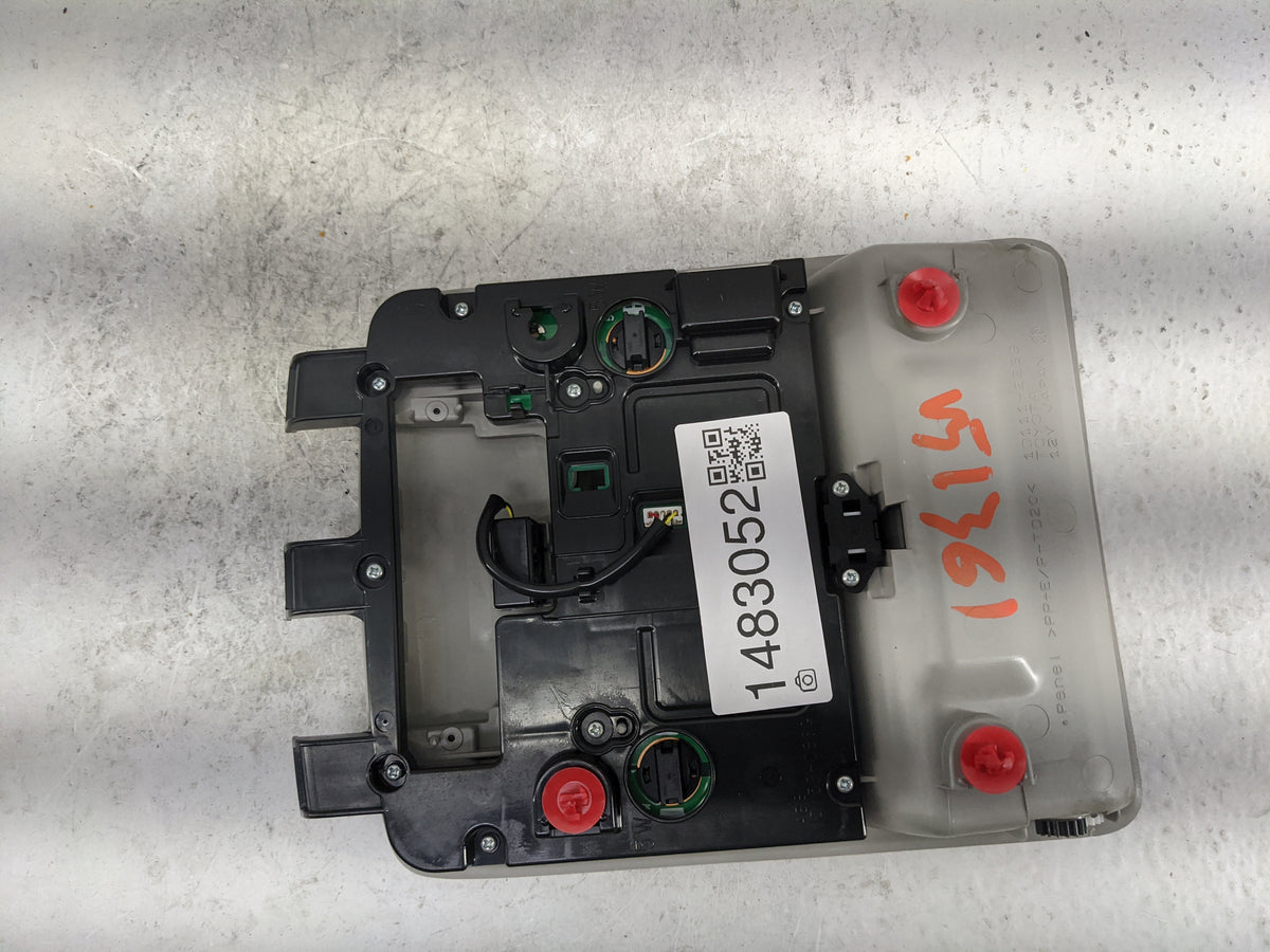 2016-2018 Toyota Rav4 Overhead Roof Console Gray 1483052 - Oemusedautoparts1.com