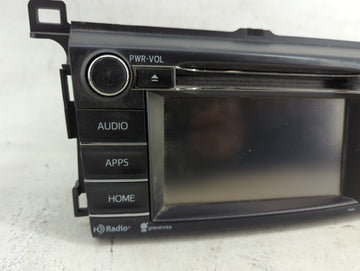 2016-2018 Toyota Rav4 Radio AM FM Cd Player Receiver Replacement P/N:100573 100582 Fits Fits 2016 2017 2018 OEM Used Auto Parts