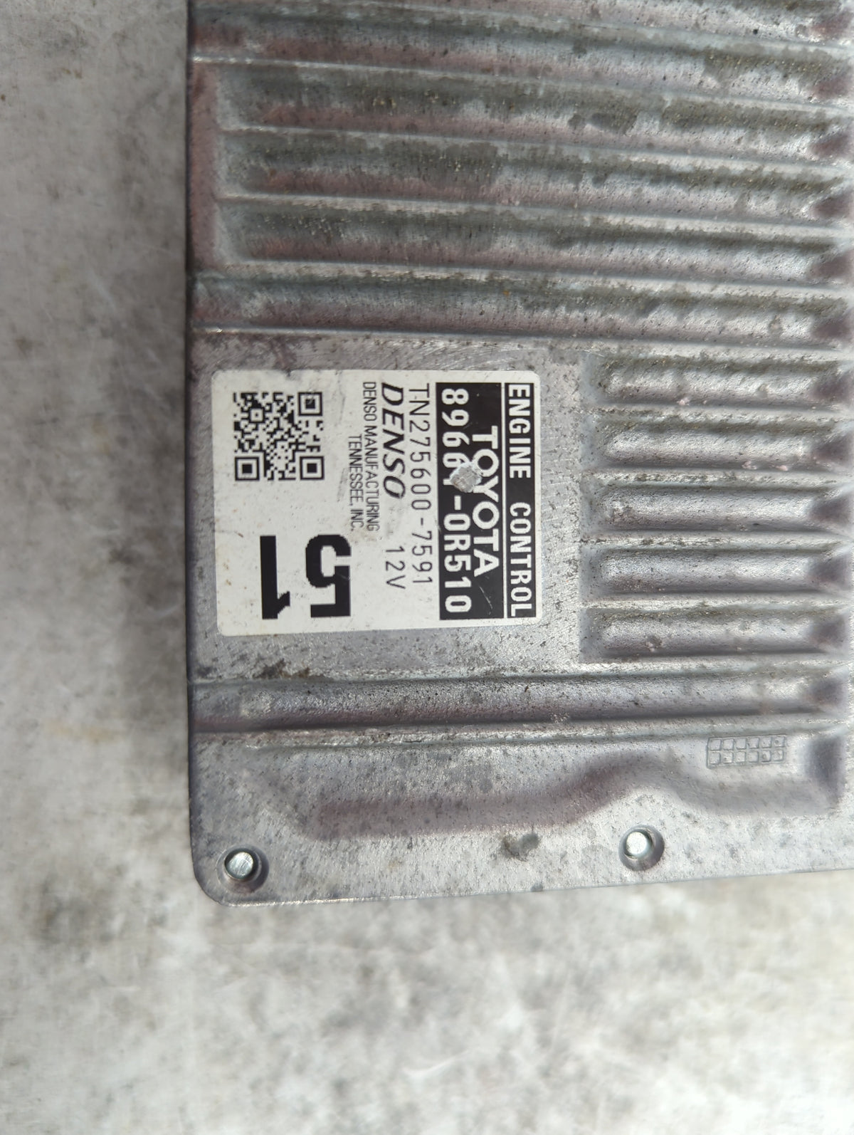 2016-2018 Toyota Rav4 PCM Engine Control Computer ECU ECM PCU OEM P/N:89661-0R510 TN275600-7591 Fits Fits 2016 2017 2018 OEM
