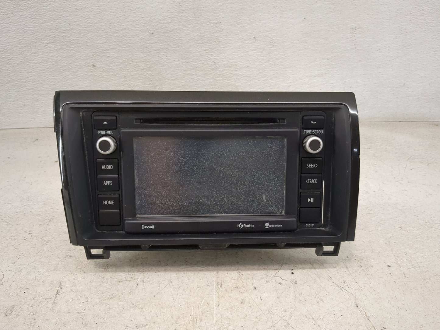 2016-2017 Toyota Sequoia Radio AM FM Cd Player Receiver Replacement P/N:86140-0C150 CV-VT45E1*X Fits Fits 2016 2017 OEM Used