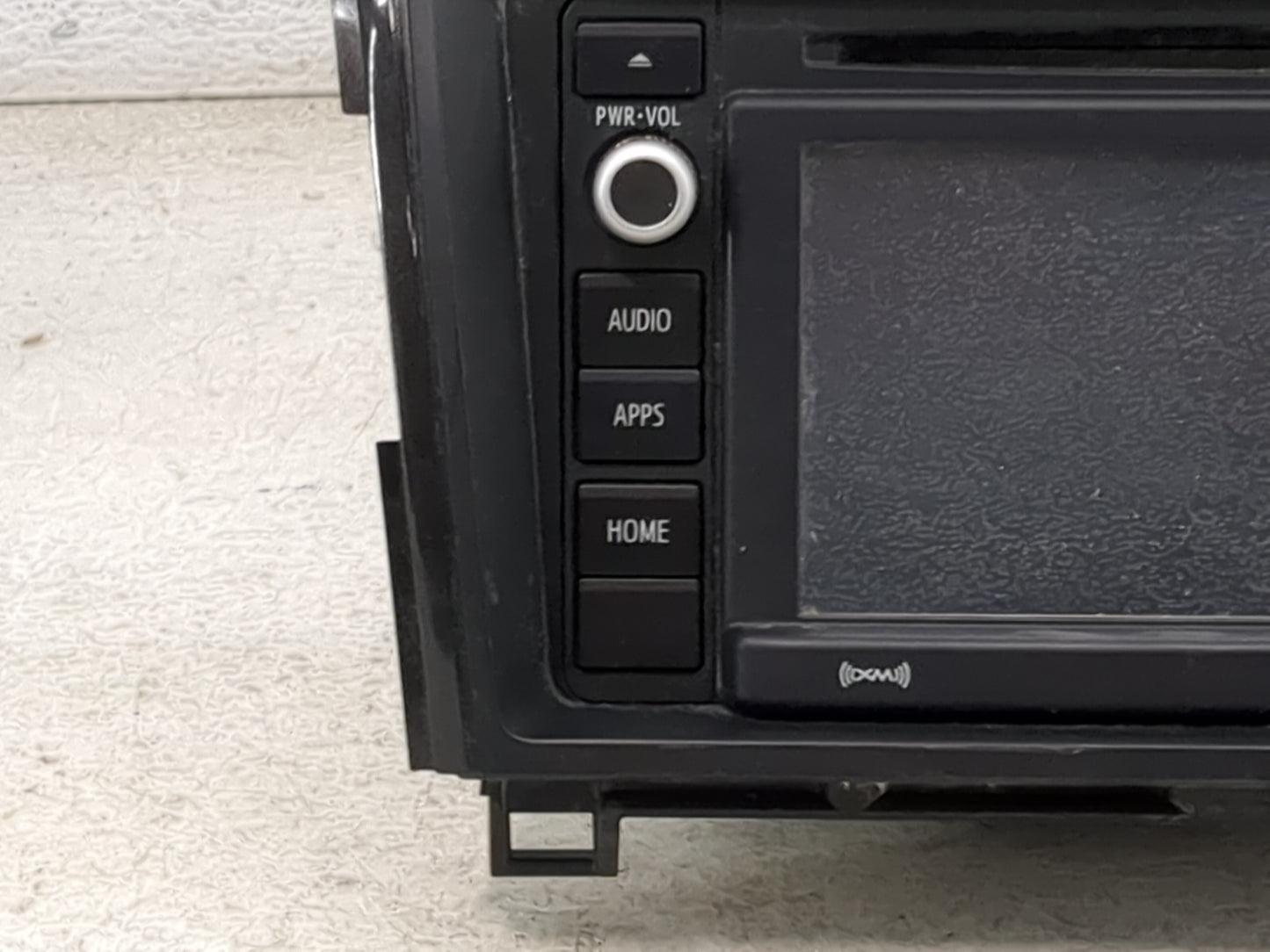2016-2017 Toyota Sequoia Radio AM FM Cd Player Receiver Replacement P/N:86140-0C150 CV-VT45E1*X Fits Fits 2016 2017 OEM Used