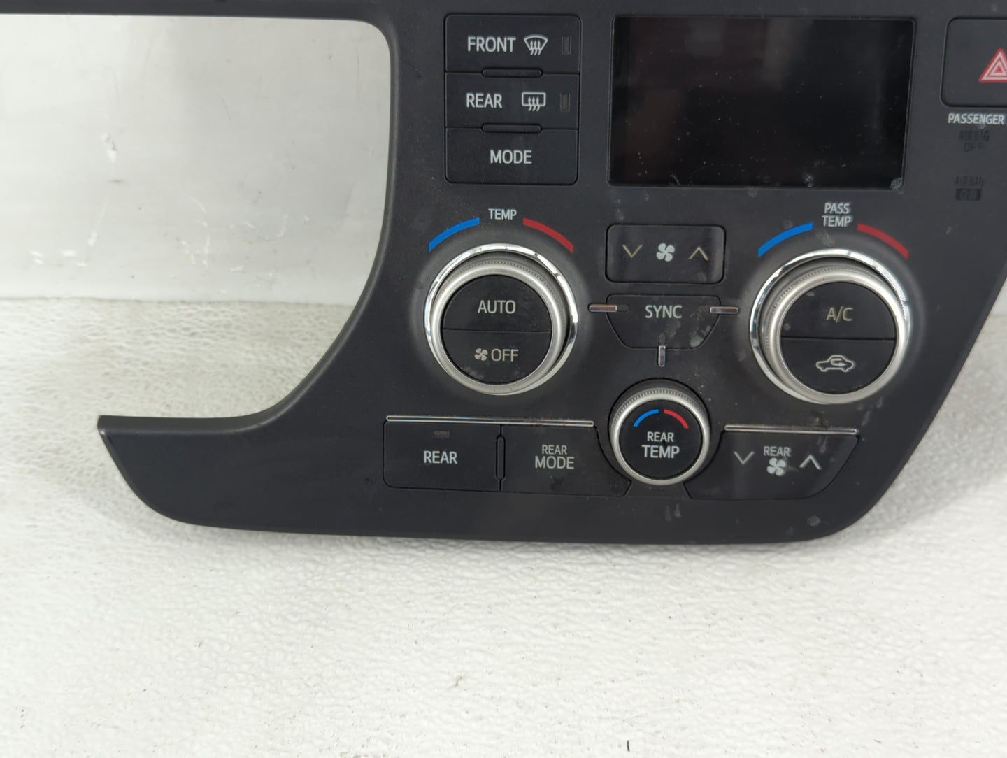 2015-2017 Toyota Sienna Climate Control Module Temperature AC/Heater Replacement P/N:55412-08060 Fits Fits 2015 2016 2017 OE