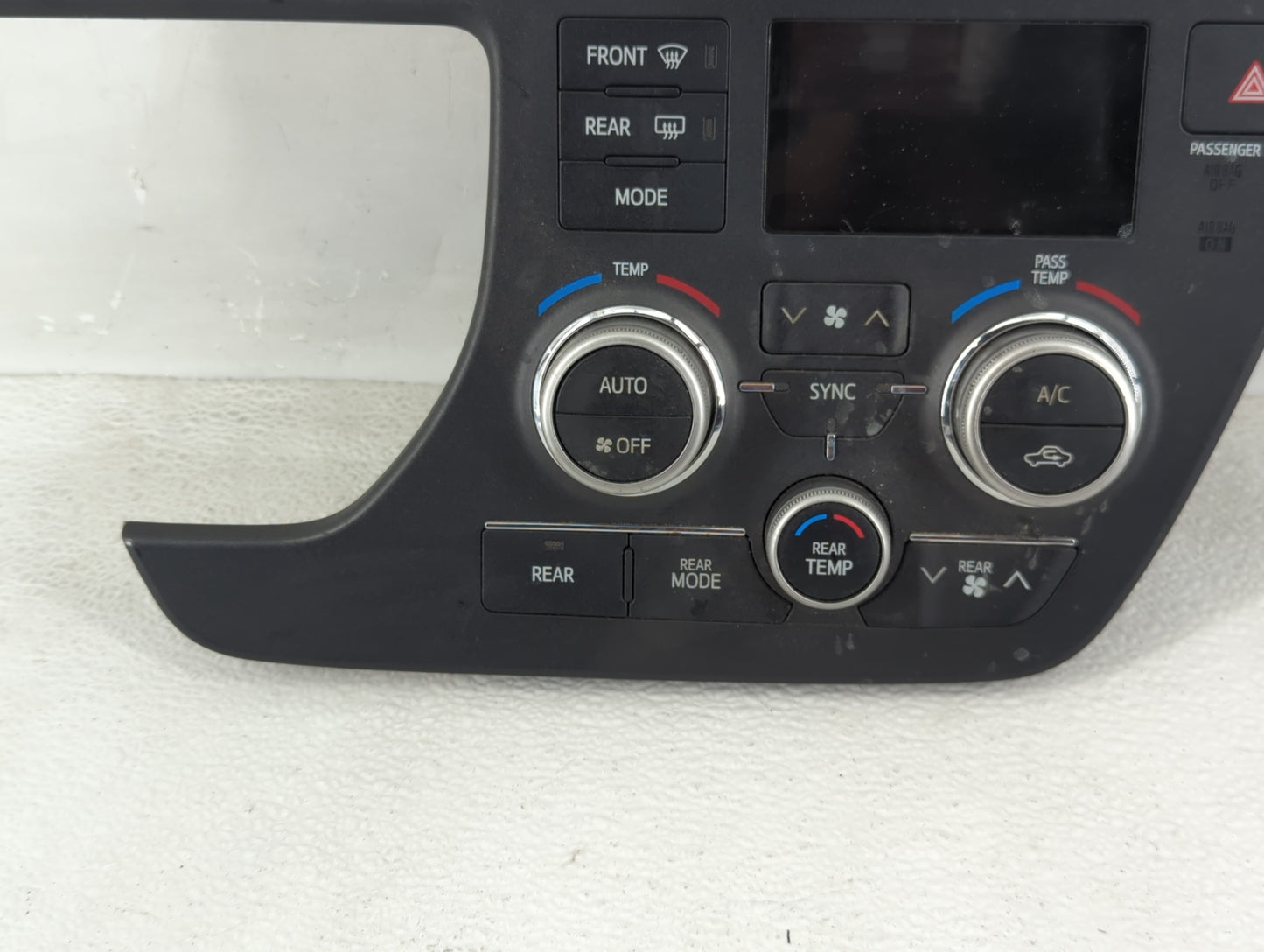 2015-2017 Toyota Sienna Climate Control Module Temperature AC/Heater Replacement P/N:55412-08060 Fits Fits 2015 2016 2017 OE
