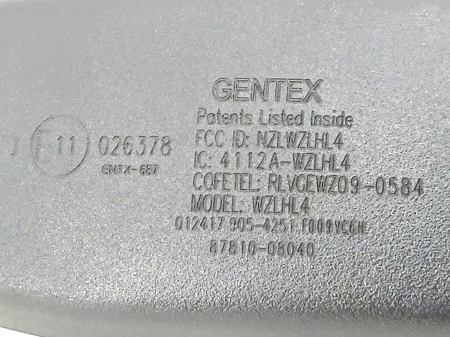 2015-2017 Toyota Sienna Interior Rear View Mirror Replacement OEM P/N:E11026378 Fits Fits 2015 2016 2017 OEM Used Auto Parts