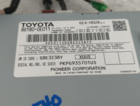 2015-2017 Toyota Sienna Radio AM FM Cd Player Receiver Replacement P/N:86180-0E011 Fits OEM Used Auto Parts - Oemusedautopar