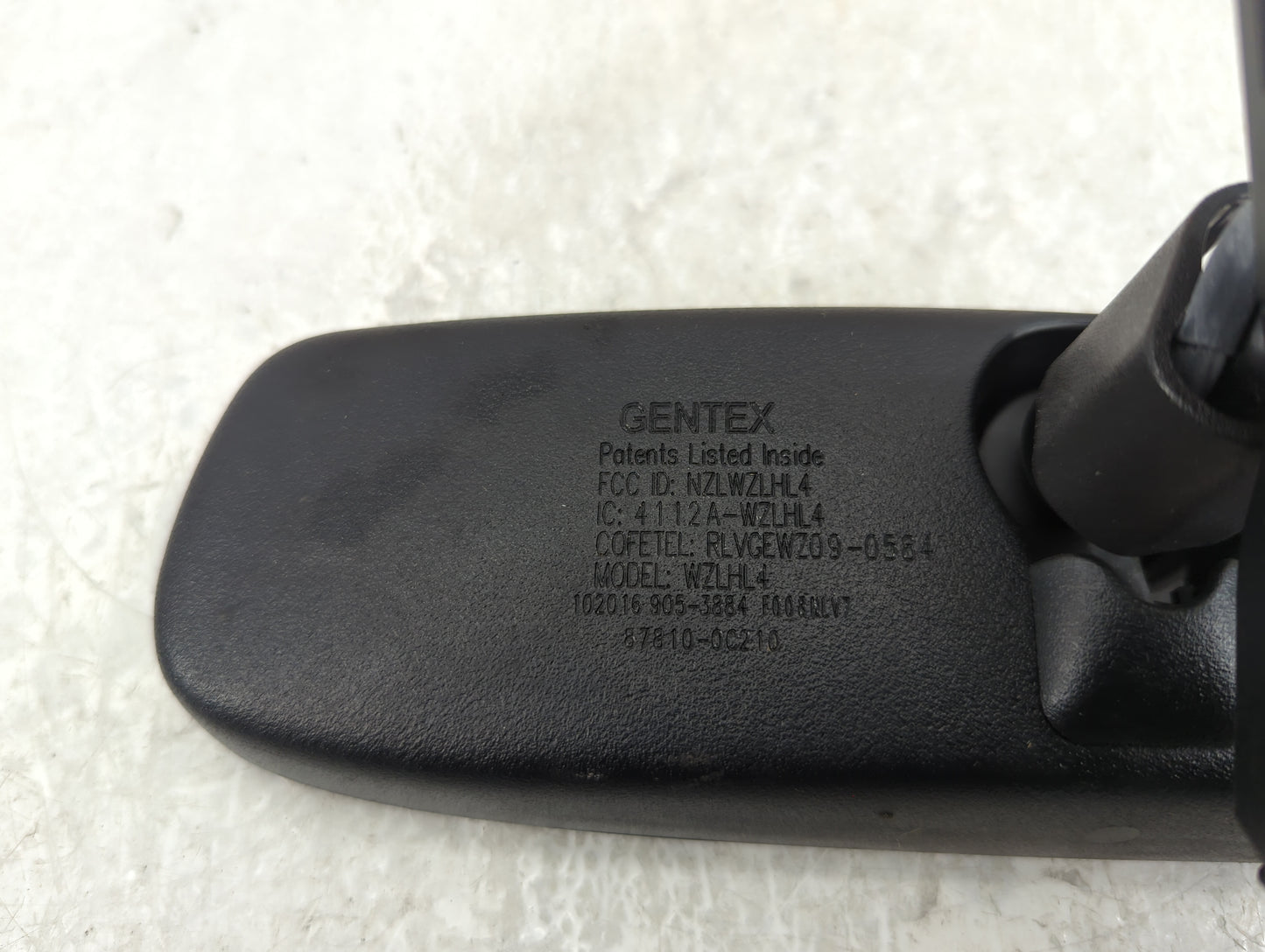 2015-2017 Toyota Sienna Interior Rear View Mirror Replacement OEM P/N:4112A-WZLHL4 Fits Fits 2015 2016 2017 OEM Used Auto Pa