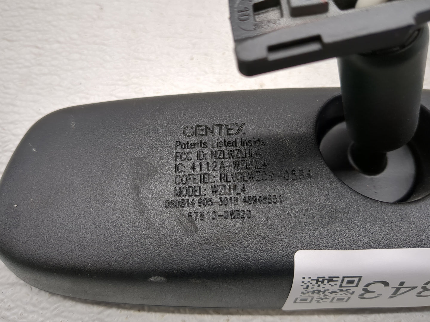 2011-2017 Toyota Sienna Interior Rear View Mirror Replacement OEM P/N:4112A-WZLHL4 Fits OEM Used Auto Parts - Oemusedautopar