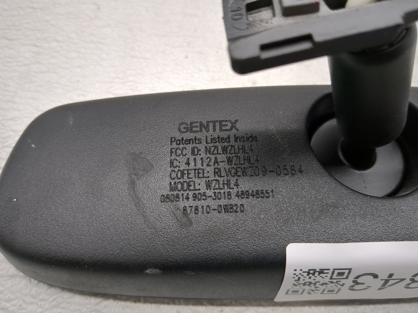2011-2017 Toyota Sienna Interior Rear View Mirror Replacement OEM P/N:4112A-WZLHL4 Fits OEM Used Auto Parts - Oemusedautopar
