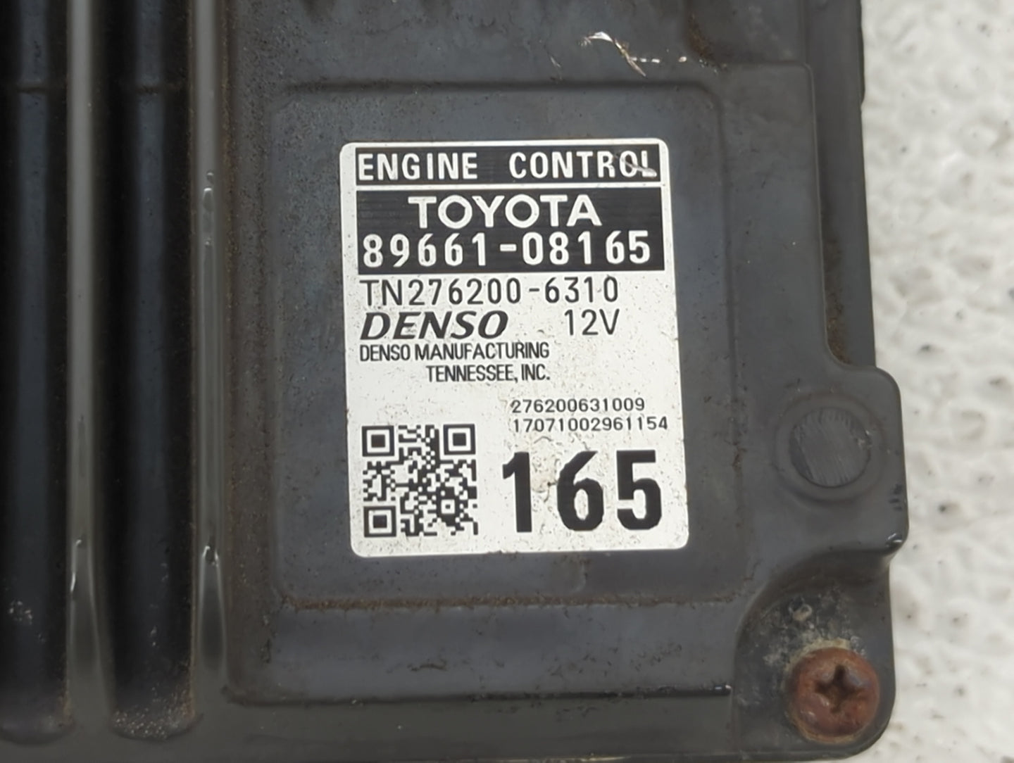 2017 Toyota Sienna PCM Engine Control Computer ECU ECM PCU OEM P/N:89661-08163 89661-08165 Fits OEM Used Auto Parts - Oemuse