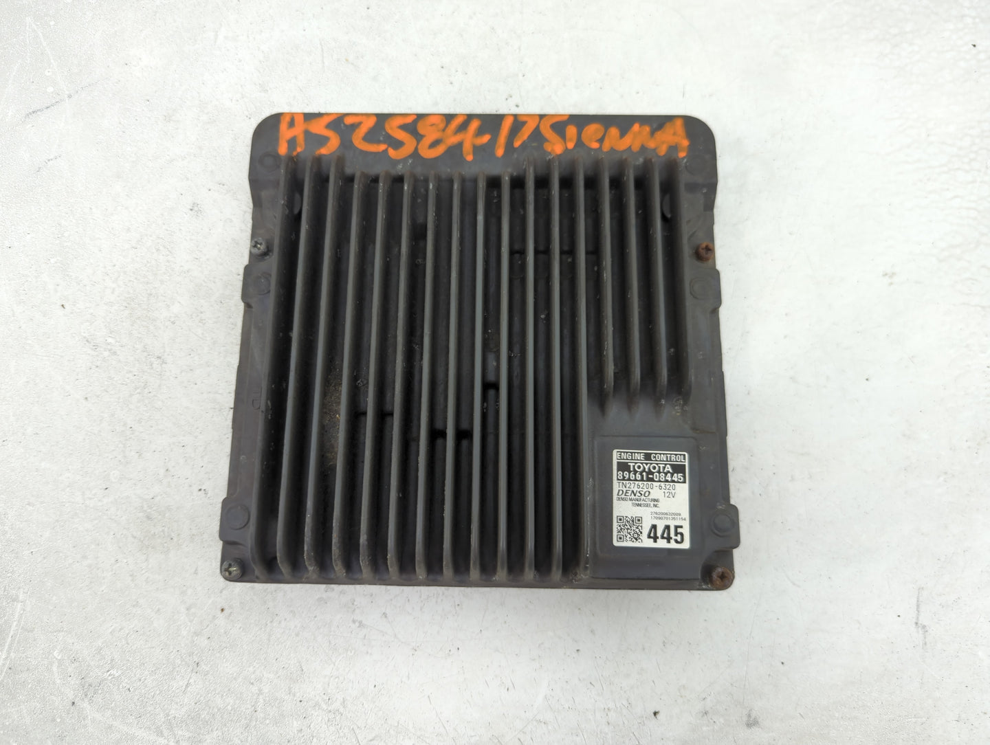 2017 Toyota Sienna PCM Engine Control Computer ECU ECM PCU OEM P/N:89661-08445 TN276200-6320 Fits OEM Used Auto Parts - Oemu
