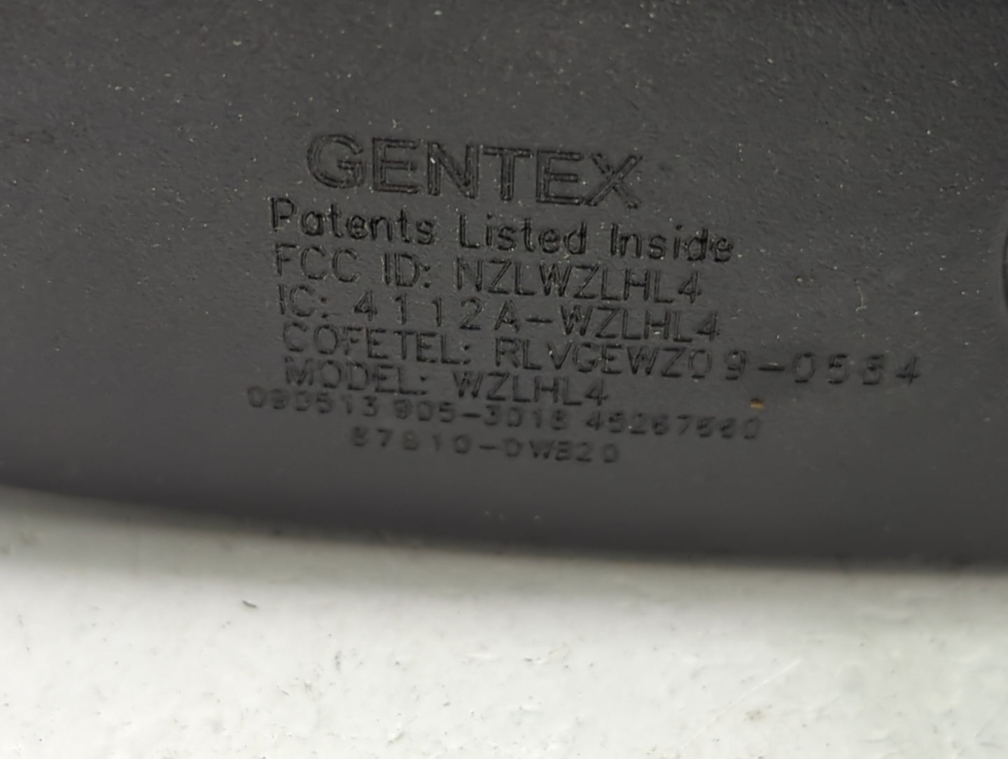 2015-2017 Toyota Sienna Interior Rear View Mirror Replacement OEM P/N:4112A-WZLHL4 Fits Fits 2015 2016 2017 OEM Used Auto Pa