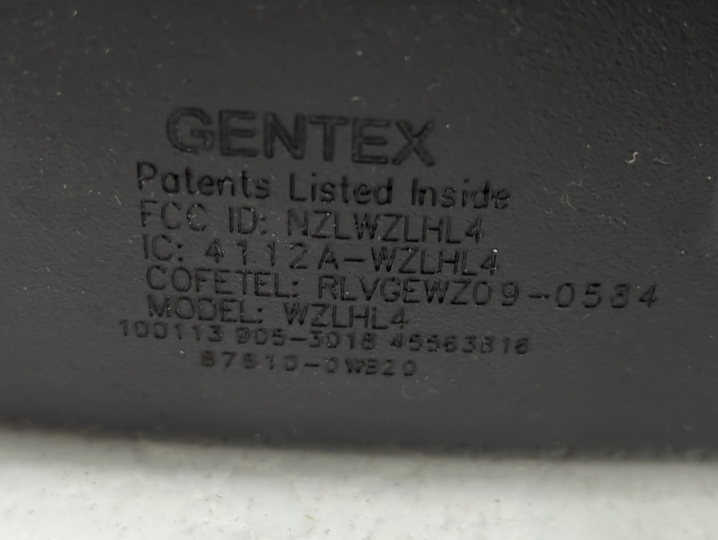 2015-2017 Toyota Sienna Interior Rear View Mirror Replacement OEM P/N:4112A-WZLHL4 Fits Fits 2015 2016 2017 OEM Used Auto Pa