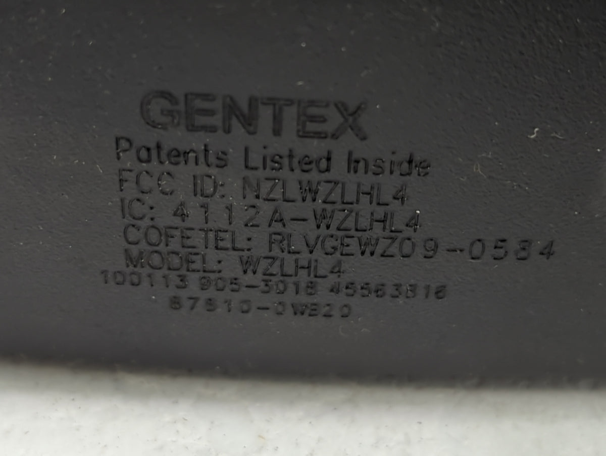 2015-2017 Toyota Sienna Interior Rear View Mirror Replacement OEM P/N:4112A-WZLHL4 Fits Fits 2015 2016 2017 OEM Used Auto Pa