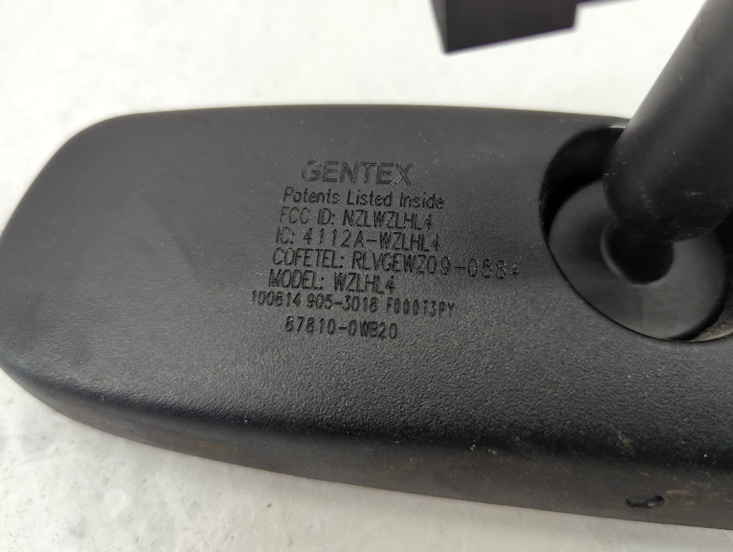 2015-2017 Toyota Sienna Interior Rear View Mirror Replacement OEM P/N:87810-0WB20 4112A WZLHL4 Fits Fits 2015 2016 2017 OEM 