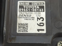 2017 Toyota Sienna PCM Engine Control Computer ECU ECM PCU OEM P/N:89661-08163 TN276200-3330 Fits OEM Used Auto Parts - Oemu
