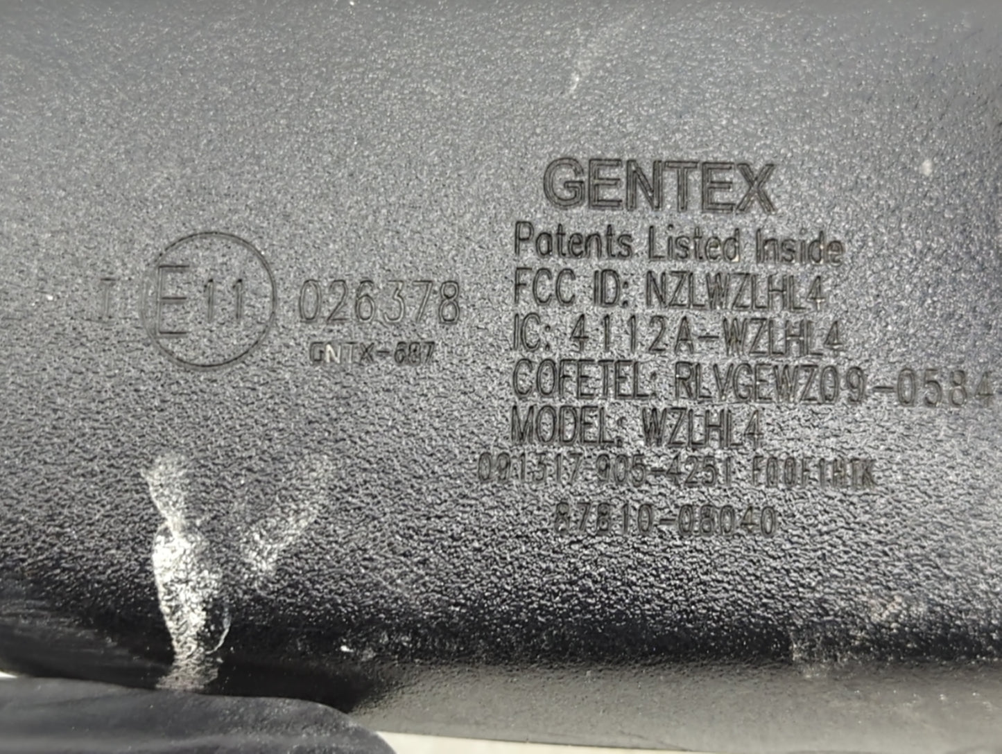 2015-2017 Toyota Sienna Interior Rear View Mirror Replacement OEM P/N:4112A-WZLHL4 Fits Fits 2015 2016 2017 OEM Used Auto Pa