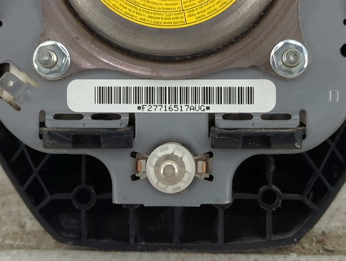 2017 Toyota Sienna Air Bag Driver Left Steering Wheel Mounted Black - Oemusedautoparts1.com