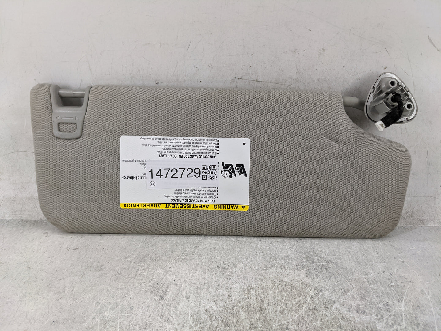 2015-2020 Toyota Sienna Sun Visor Shade Replacement Driver Left Mirror Fits Fits 2015 2016 2017 2018 2019 2020 OEM Used Auto