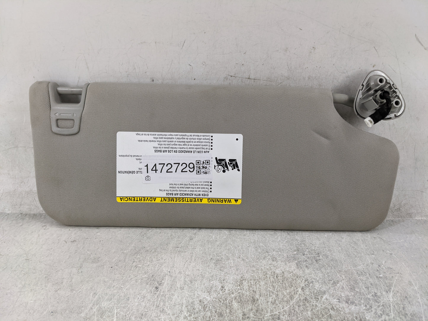2015-2020 Toyota Sienna Sun Visor Shade Replacement Driver Left Mirror Fits Fits 2015 2016 2017 2018 2019 2020 OEM Used Auto