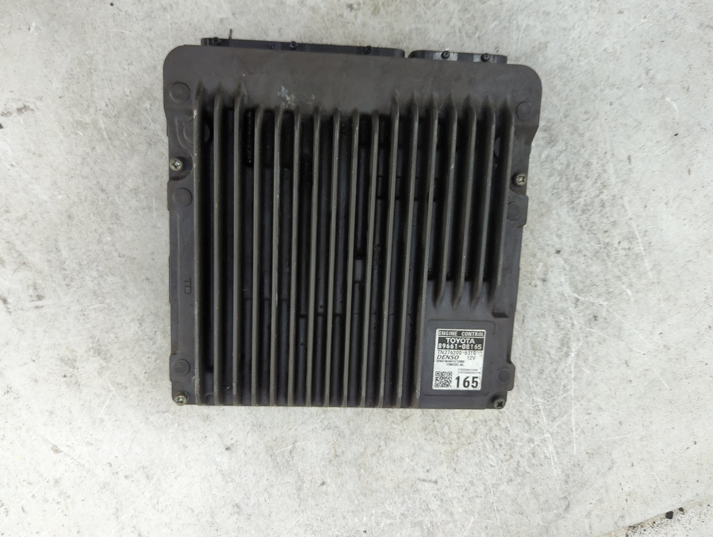 2017 Toyota Sienna PCM Engine Control Computer ECU ECM PCU OEM P/N:89661-08165 TN276200-6310 Fits OEM Used Auto Parts - Oemu