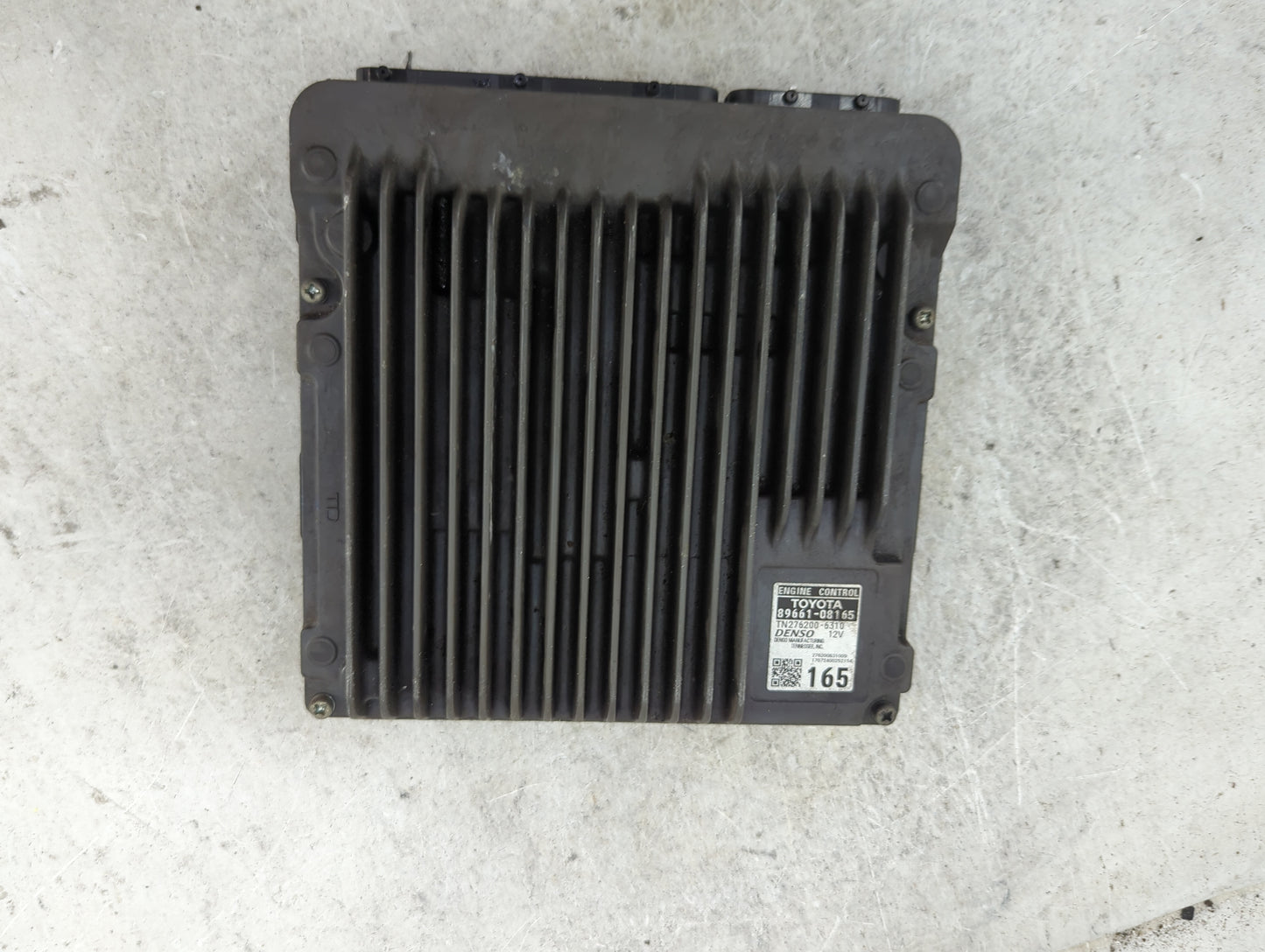 2017 Toyota Sienna PCM Engine Control Computer ECU ECM PCU OEM P/N:89661-08165 TN276200-6310 Fits OEM Used Auto Parts - Oemu