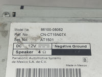 2015-2017 Toyota Sienna Radio AM FM Cd Player Receiver Replacement P/N:86100-08062 CN-CT15N07X, AT1501 Fits Fits 2015 2016 2