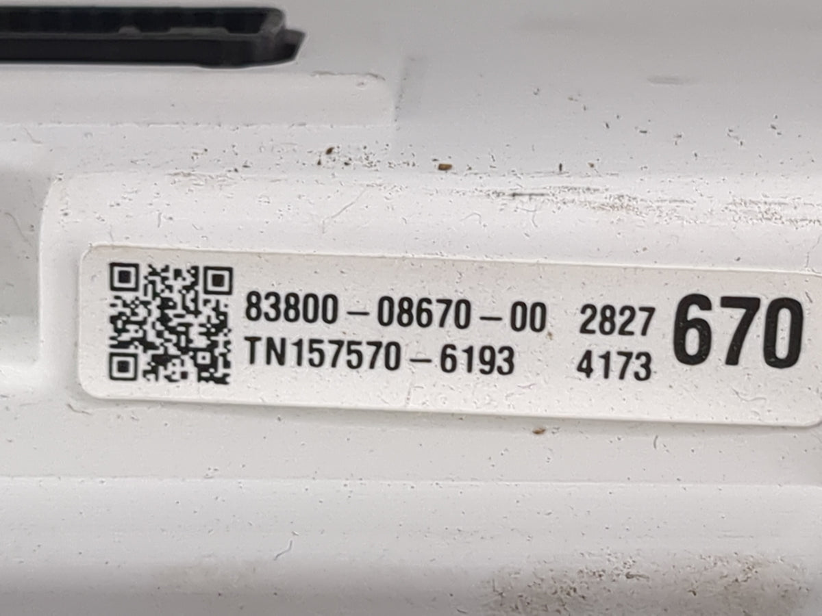 2017 Toyota Sienna Instrument Cluster Speedometer Gauges P/N:83800-08670-00 TN157570-6193 Miles:84K Fits OEM Used Auto Parts