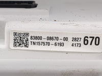 2017 Toyota Sienna Instrument Cluster Speedometer Gauges P/N:83800-08670-00 TN157570-6193 Miles:84K Fits OEM Used Auto Parts