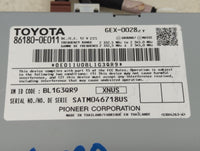 2015-2017 Toyota Sienna Radio AM FM Cd Player Receiver Replacement P/N:86180-0E011 Fits OEM Used Auto Parts - Oemusedautopar