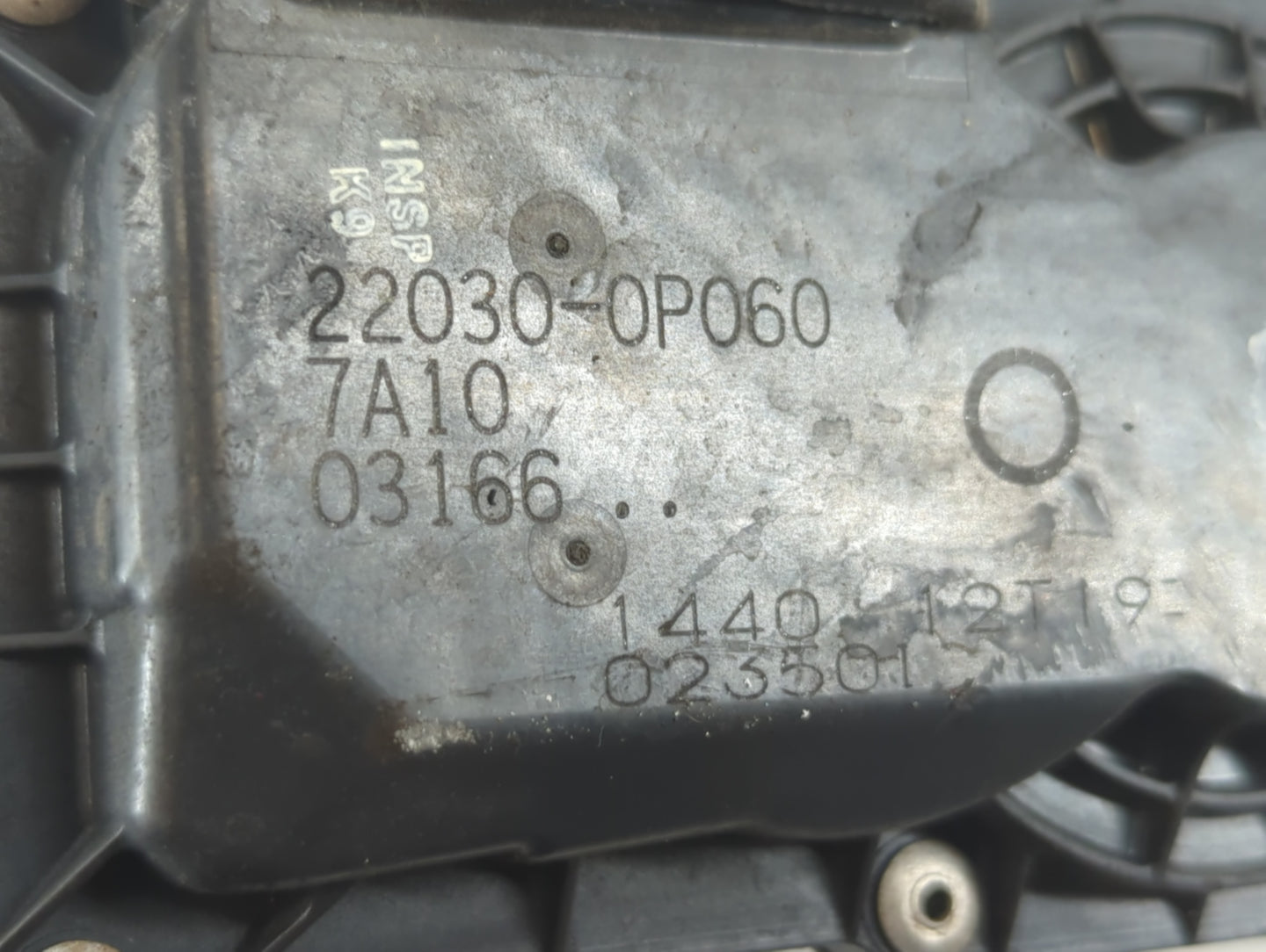2017-2020 Toyota Sienna Throttle Body P/N:22030-0P060 7A10 Fits Fits 2016 2017 2018 2019 2020 2021 2022 OEM Used Auto Parts 