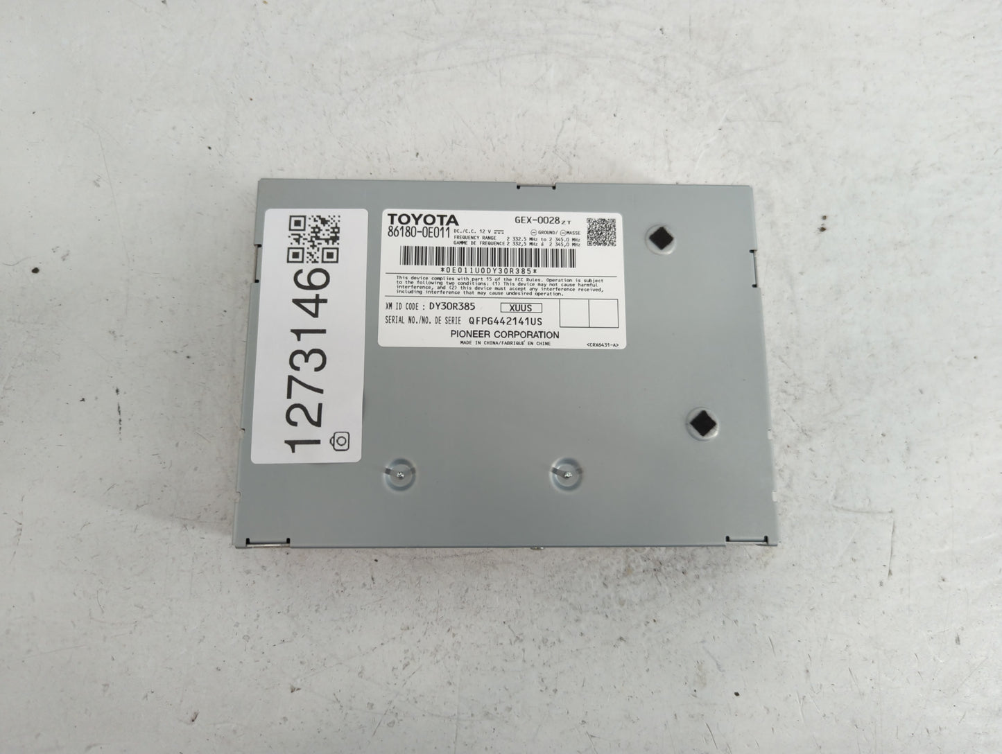2016-2019 Toyota Tacoma Radio AM FM Cd Player Receiver Replacement P/N:86180-0E011 Fits Fits 2016 2017 2018 2019 OEM Used Au
