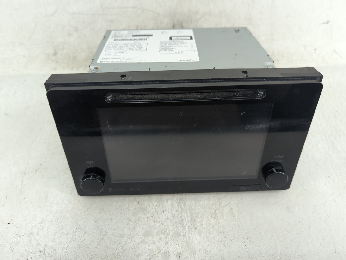 2016-2019 Toyota Tacoma Radio AM FM Cd Player Receiver Replacement P/N:86100-04161 CQ-XT15E0*X Fits Fits 2016 2017 2018 2019