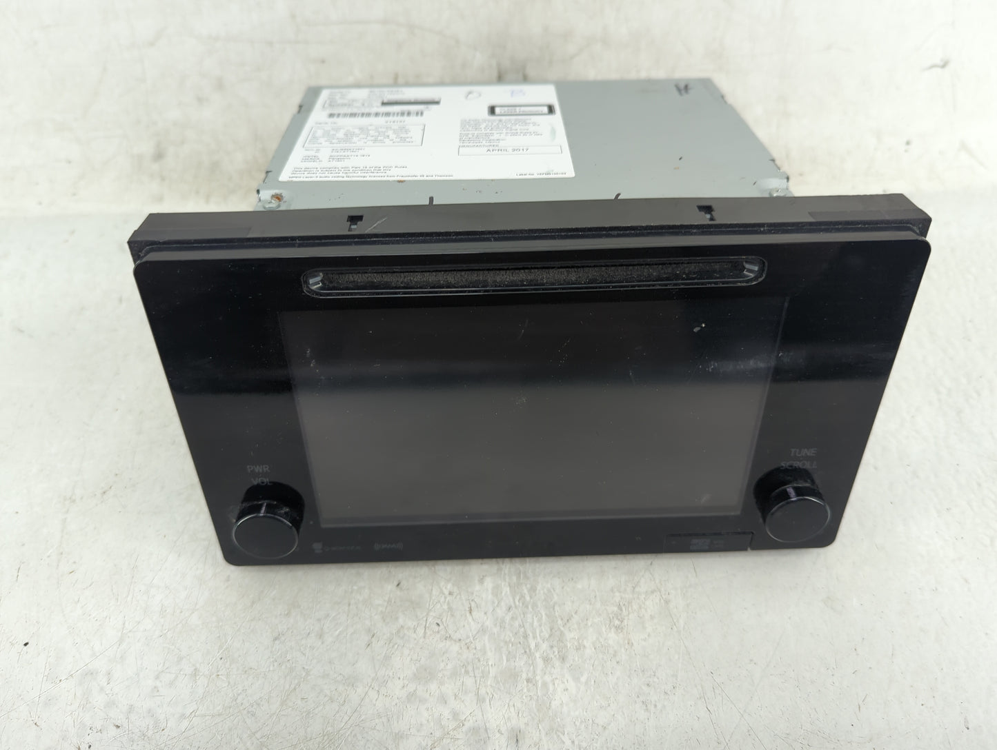 2016-2019 Toyota Tacoma Radio AM FM Cd Player Receiver Replacement P/N:86100-04161 CQ-XT15E0*X Fits Fits 2016 2017 2018 2019