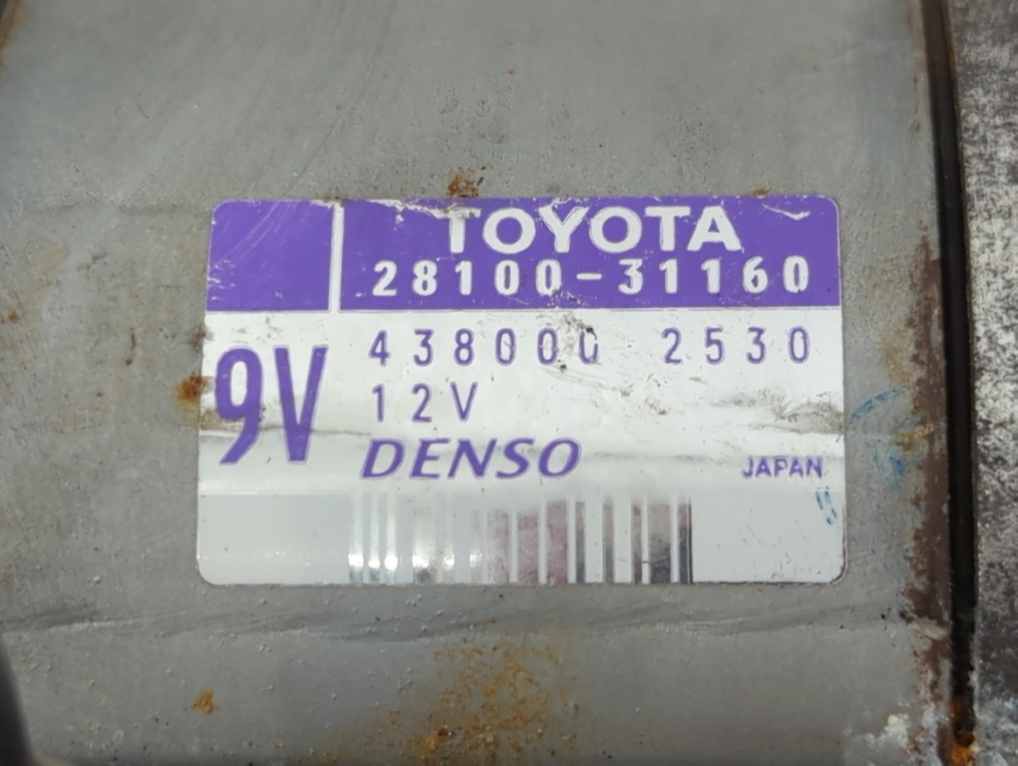 2016-2022 Toyota Tacoma Car Starter Motor Solenoid OEM P/N:438000-2530 28100-31160 Fits Fits 2016 2017 2018 2019 2020 2021 2